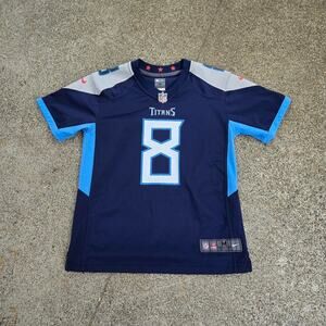 Vtg Y2k NIKE Tennessee Titans Mariota Colorblock NFL Football Team Jersey XS Fit